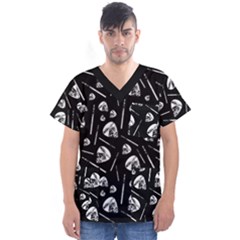 Men s V-Neck Scrub Top 