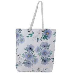 Full Print Rope Handle Tote (Large) 