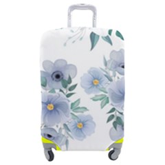 Floral pattern Luggage Cover (Medium) from ArtsNow.com