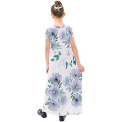 Kids  Short Sleeve Maxi Dress 