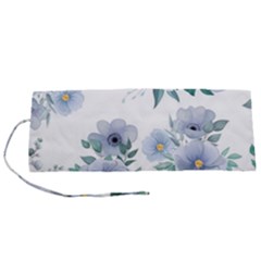 Floral pattern Roll Up Canvas Pencil Holder (S) from ArtsNow.com