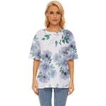 Floral pattern Oversized Basic Tee