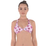 Emoji Heart Halter Neck Bikini Top