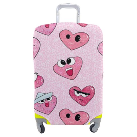 Emoji Heart Luggage Cover (Medium) from ArtsNow.com