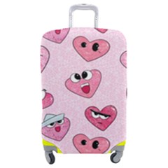 Emoji Heart Luggage Cover (Medium) from ArtsNow.com