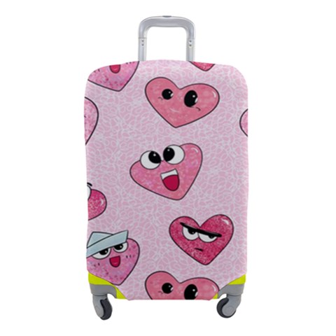 Emoji Heart Luggage Cover (Small) from ArtsNow.com