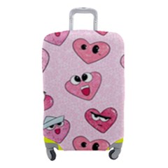 Emoji Heart Luggage Cover (Small) from ArtsNow.com