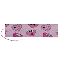 Emoji Heart Roll Up Canvas Pencil Holder (L) from ArtsNow.com