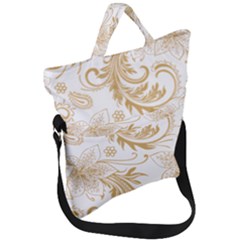 Fold Over Handle Tote Bag 