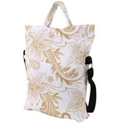 Fold Over Handle Tote Bag 