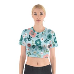 Flower Cotton Crop Top from ArtsNow.com