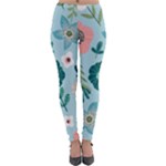 Flower Lightweight Velour Leggings