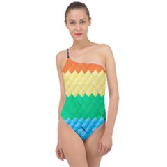 Classic One Shoulder Swimsuit 