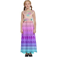 Kids  Satin Sleeveless Maxi Dress 