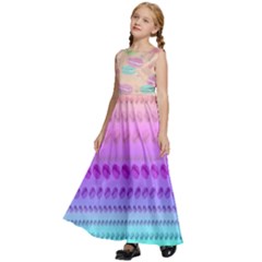 Kids  Satin Sleeveless Maxi Dress 