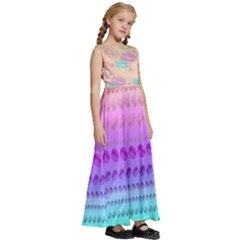 Kids  Satin Sleeveless Maxi Dress 