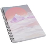 Mountain Sunset above Clouds 5.5  x 8.5  Notebook