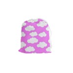 Purple Clouds   Drawstring Pouch (Small)