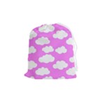 Purple Clouds   Drawstring Pouch (Medium)