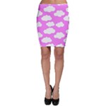 Purple Clouds   Bodycon Skirt