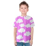 Purple Clouds   Kids  Cotton Tee