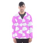 Purple Clouds   Men s Hooded Windbreaker