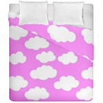 Purple Clouds   Duvet Cover Double Side (California King Size)