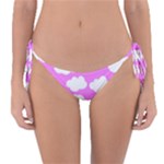 Purple Clouds   Reversible Bikini Bottom