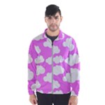 Purple Clouds   Men s Windbreaker