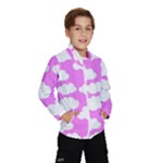 Purple Clouds   Kids  Windbreaker