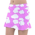 Purple Clouds   Classic Tennis Skirt