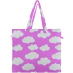 Purple Clouds   Canvas Travel Bag