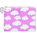 Purple Clouds   Canvas Cosmetic Bag (XXL)