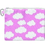 Purple Clouds   Canvas Cosmetic Bag (XXXL)