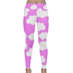 Purple Clouds   Lightweight Velour Classic Yoga Leggings