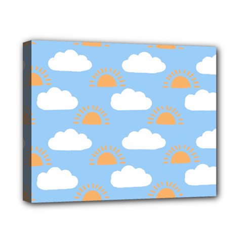 Sun And Clouds  Canvas 10  x 8  (Stretched) from ArtsNow.com