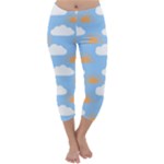 Sun And Clouds  Capri Winter Leggings 