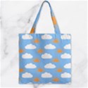 Zipper Grocery Tote Bag 