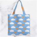 Zipper Grocery Tote Bag 