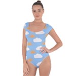 Sun And Clouds  Short Sleeve Leotard 