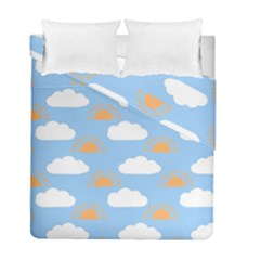 Sun And Clouds  Duvet Cover Double Side (Full/ Double Size) from ArtsNow.com