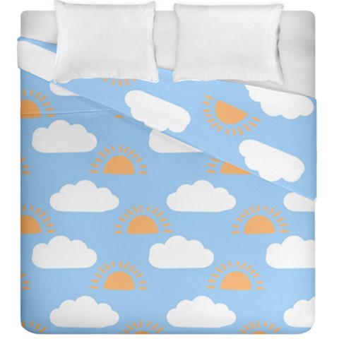 Sun And Clouds  Duvet Cover Double Side (King Size) from ArtsNow.com