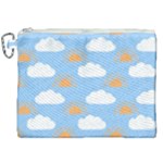 Sun And Clouds  Canvas Cosmetic Bag (XXL)