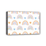 Rainbow Pattern   Mini Canvas 6  x 4  (Stretched)