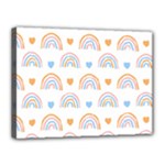 Rainbow Pattern   Canvas 16  x 12  (Stretched)