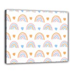 Rainbow Pattern   Canvas 20  x 16  (Stretched)