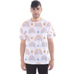 Rainbow Pattern   Men s Sport Mesh Tee