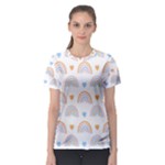 Rainbow Pattern   Women s Sport Mesh Tee