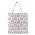 Rainbow Pattern   Grocery Tote Bag