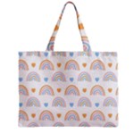 Rainbow Pattern   Zipper Mini Tote Bag